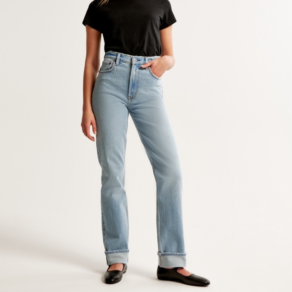 Abercrombie 90s Relaxed High Rise Jeans